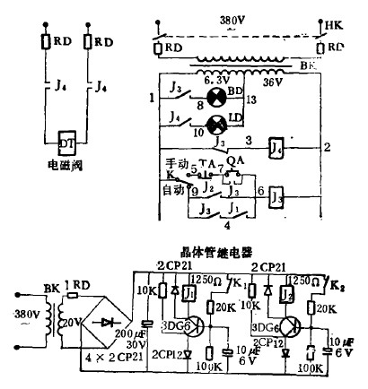 電鍍廠電鍍液自動恒溫裝置結(jié)構(gòu)圖